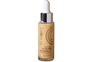 ST. MORIZ Professional Prime and Glow Face Tan Serum - 2-in-1 Selbstbräuner und Grundierung - heller Teint- mit Hyaluronsäure und Squalan - Dermatologisch getestet, ohne Tierversuche - 25ml