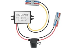 YBBOTT 12V to 24V 3A 72W Power Transformer 12V Step Up to 24V Converter DC 24V Voltage Booster Converter Waterproof 24V Converts