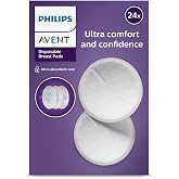 Philips Avent Tek Kullanımlık G&ouml;ğ&uuml;s Pedleri, 24'l&uuml;, Ultra İnce ve Emici, Petek Doku, Gece G&uuml;nd&uuml;z Konfor, Hijyenik Ambalajlı, 