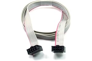 POPESQ® - Câble IDC 8 pins (2 x 4) cca. 50 cm / 0.5 m longueur CABLE, A1307