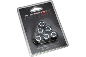 Galet de variateur Yamaha Majesty pour 125 cc de NC a 14402 etat Neuf Jeu de 6 rouleaux de variateur marque ARTEK K1 dimension 20x12 en 9G. Livrés conformes à la photo.