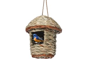 Casiler Pagnello Nest di Uccelli Pappagalli con Cova 'Erba Riproduzione Giordino Garden Order Birds Ho