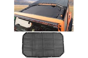 SKUNTUGUANG Parasole in Mesh Bikini Copertura Superiore Rete di Protezione a Prova di UV per Wrangler Unlimited JK JKU 2007~2017