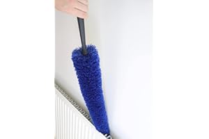 THE HOME VALET COMPANY homevalet Radiator Cleaner Brush Super Fluffy Radiator Cleaning Brush Strong And Flexible Thin Extra Long Reach Radiator Duster 80cm Multi-Use Duster Radiator Cleaning Tool