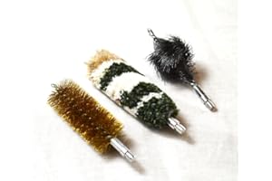 ARMERIAONLINE SINCE 1999 Kit de limpieza de escobillas, calibre 12, 7,65, 4,5, 9 x 21, armas cortas y calas a Salve 9 mm