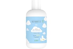 Laboratoires de Biarritz - Eau Nettoyante Micellaire pour Bébé - ALGA NATIS® Certifiée Bio - Nettoie, Apaise et Rafraîchit la Peau de Bébé - 200 ml - Fabriquée en France