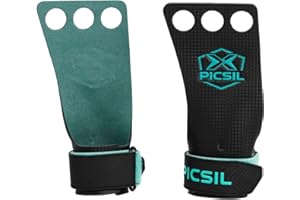PICSIL | Falcon Grips | Grip All Surfaces and Bar Types | Use with Magnesium | Carbon Fibre Material | For Crosstrainig, WOD, Gym & Calisthenics |