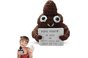 ARROMI Caca Positif, Peluche Caca, Surprise Insolite Gadget, Surprise Insolite Gadget Rigolo et Créatifs pour Homme, Femme Ado Enfant Cadeaux d'anniversaire Utile Rigolo et Créatifs