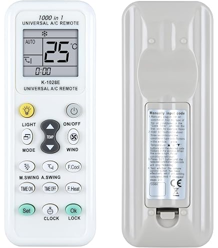 Télécommande Universelle Climatiseur 25 En 1 - Remplacement Pour Electra, Airwell, Emailair, Elco RC-3