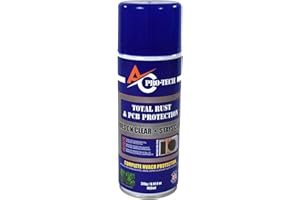 AC Pro-Tech Total Rust and PCB Protection Spray, Anti-Rust Spray for HVAC-Systems, Cars, Motorbikes, and PCB Components, 400ml