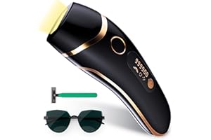 ZKMAGIC Epilatore Luce Pulsata, 999,900 Flash IPL Epilazione Laser per Donna, 2 Modalità 5 Livelli Depilazione Definitiva Indolore, Dispositivo di Rimozione dei Peli per Corpo, Schiena, Gambe, Linea