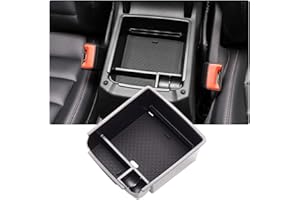 YEE PIN pour Seat Tarraco 2019 2020-2022 2023/ Tigua-n 2 2016-2023 Boîte à Gants pour accoudoir Boîte de Rangement avec Tapis antidérapant Accessoires de Voiture