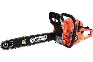 PARKERBRAND.COM 58cc 20" Petrol Chainsaw + 2 x Chains + More