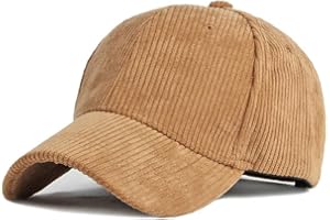 Redwestmelon Unisex Classic Corduroy Baseball Cap Vintage Adjustable Trucker Cap Hat for Women Men Outdoor Travel Sun Cap