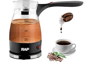 BAIFULAI Türkischer Kaffeekocher,600ml Turkish Coffee Pot, Espressokocher Induktion,Elektrische Türkische Kaffeekanne Teekanne Espressokocher Camping Kaffeekocher Mokkakanne Turkish Coffee Maker