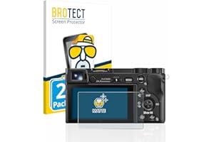 BROTECT Entspiegelungs-Schutzfolie für Sony Alpha 5000/6000 / 6400 (2 Stück) Matte Displayschutz-Folie, Anti-Reflex, Anti-Fingerprint