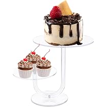 Graziano, Alzata Per Torte A 3 Piani, Realizzata In Plastica Graziano, Alzata Per Torte A 3 Piani, Realizzata In Plastica