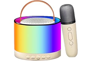 Omeyo Karaoke Machine 1 Microphones Karaoke Machine - for Adults & Kids Portable Speaker with PA System