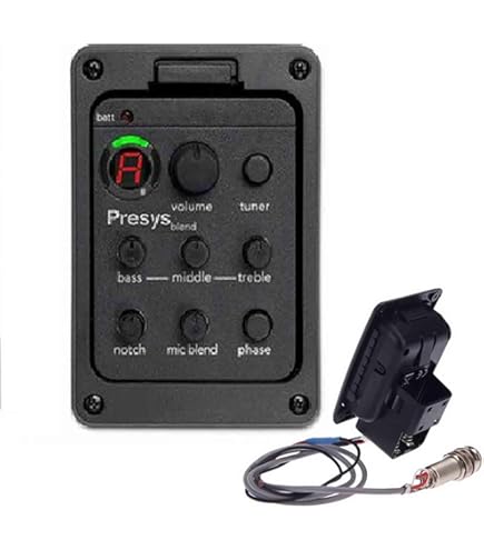 Micro Guitare Et Kit De Montage Égaliseur Eq 4 Bandes Avec Pièces De