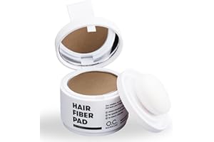 O.C. HAIRCARE Polvere per infoltire i capelli per donne e uomini – per segreti, separazione e attaccatura dei capelli – raccomandata dai principali saloni – 9 colori – polvere resistente (biondo