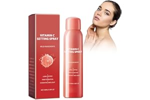LUTHASOLIC Vitamin C Spray Fixateur de Maquillage, 100 Ml Longue Durée - Hydratant Transparent avec Éclat Naturel, Fini Léger et Éclatant