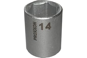 Salki – Proxxon 2223729 – krótkie gniazdo sześciokątne 1/4", 14 mm