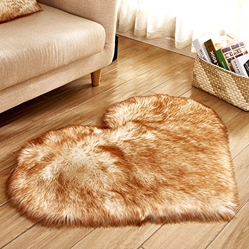 HLDSL Solid color Plush Rugs, Anti-Allergic stain resistant Shaggy fade resistant Soft Carpet thick fluffy Durable Hardwearing comfortable Ecological Easy to clean for Living Room Bedroom,7,40 * 50CM