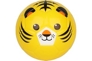 BORPEIN Ballon de Football Pro Mini, Ballon de Mousse de Style Animal de 6 Pouces pour Enfants - Matériel de Protection de l'environnement pour débutant, Doux et Plein d'entrain