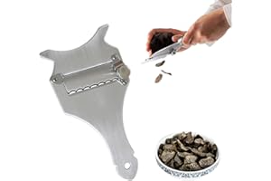 JASMINUM Trüffelhobel,Trüffelreibe,Trüffelhobel Verstellbarer,Truffle Käsehobel,Profi Trüffelhobel verstellbarer,Edelstahl,Leicht zu Reinigen,Geeignet zum Schneiden Von Trüffeln, Käse und Schokolade