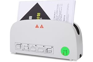 BAWHO Machine À Relier Électrique Thermofusible Portable pour Le Bureau, Machine À Relier Thermique A4 avec Une Épaisseur De Reliure Maximale De 33 Mm, Kit De Reliure À Crête De Livre A4 Reliure Rapide