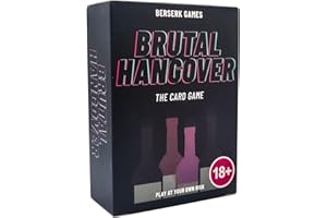 BERSERK GAMES Brutal Hangover - The 3 in 1 Card Game | Great For Games Nights, Parties, Hen Do's, Stag Nights, Students & More!