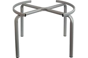 VIRIDEX Treppiede piedistallo per contenitore fusto olio acciaio bidone fino a 50 lt