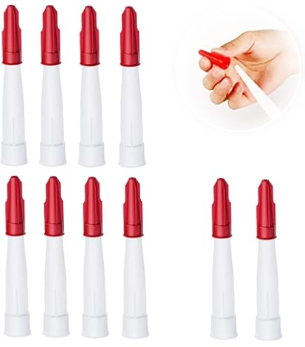 10 Stück Universal Gummidüsen Set - Edelstahl Kartuschenspitzen Mit 3 Basen Für Dichtmittel