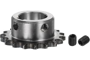 QUARKZMAN ISO/DIN 06B-1 Rullenkjedeflänsan B-Typ 25mm ID 3/8" T 18 tänder