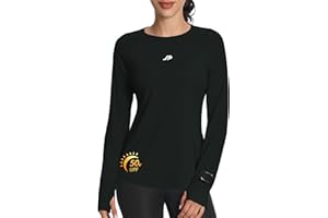 ANGEL CITIZ Womens Long Sleeve Running Top with Thumb Holes Gym Shirts Yoga Worout Tops Quick Dry UPF 50+