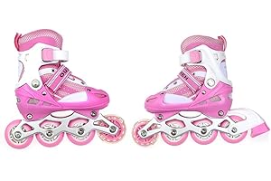 YIFAA - Pattini in Linea a Vita Regolabili, per Bambini, Adolescenti, Adulti, Principianti