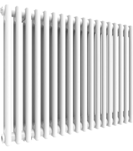 NRG Traditional Vintage Cast Iron Style Radiator Black Horizontal 2 - View #7