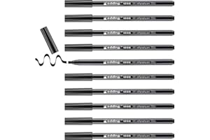 ‎EDDING edding 1255 3.5 mm Calligraphy Pen - Black (Pack of 10)
