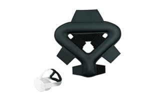 HMHAMA VR Headset Head Back Padding Fits for Meta Quest 3, Comfortable Soft PU Pad Head Cushion, Enhanced Support and Reduce Head Pressure in VR