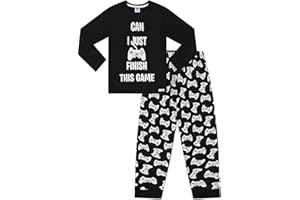 thepyjamafactory Ragazzi Can I Just Finish This Game Lungo Cotone Pigiama