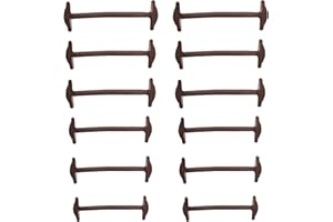 INMAKER Sznurowadła bez wiązania dla dorosłych, elastyczne, woskowane, okrągłe sznurowadła do butów sukienkowych, silikonowe cienkie sznurowadła do butów Oxford i półbuty