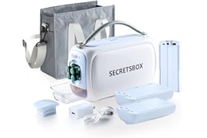 SECRETSBOX Insulin-Kühler Reiseetui Original-Batteriebetrieben medizinische Kühlbox Temperatur 2-8 °C Insulin-Stiftetui Digitalanzeige Diabetiker-Fall für Insulin(mit 3 Batterien)
