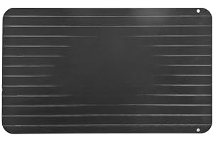 Plaque de Décongélation Rapide Cuisine Plaque de Décongélation Rapide Grande Plaque de Décongélation Aviation Plateau de Dégivrage en Aluminium Planche à Découper pour Viande Congelée Fruits de Mer Ac
