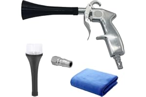 Neyeau Car Detailing Air Blower,High Pressure Compressed Air Blow Gun, with 2 Nozzles,Quickly Blow Away Dirt and Dust, Suitable for Vehicle Carpets, Dashboards, Seat Interiors