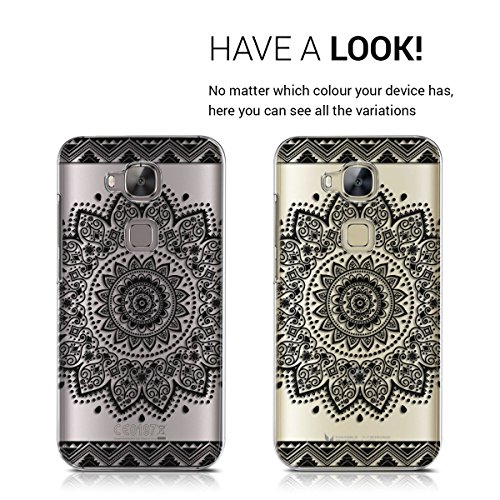 kwmobile Funda para Huawei G8 GX8 - Carcasa de pl stico para m vil - Protector Trasero en Negro Transparente reviews kwmobile Funda para Huawei G8 GX8 - Carcasa de pl stico para m vil - Protector Trasero en Negro Transparente