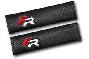 SANQIUTOU Coche Cinturón de Seguridad Almohadillas Protector para Seat Ibiza 6j 6l FR Niños y Adultos Seat Belt Padding Protector Car Travel, 2 Units