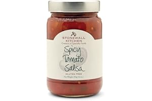 ‎STONEWALL KITCHEN Spicy Tomato Salsa von Stonewall Kitchen (454 g) - fruchtig & würzig - perfekt zu Hühnchen, Fisch, Schweinefleisch, Chips und Nachos