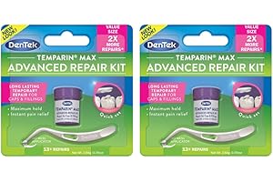 DenTek Temparin One Step Lost Repair Lot de 2 pièces