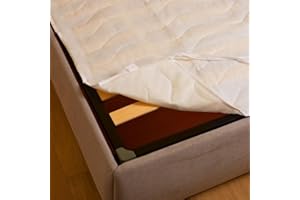 MAXIME MAISON - Coprirete Singolo 80x190 Trapuntato con Imbottitura, con Lacci agli Angoli, Coprirete Letto Singolo Anallergico e Antiacaro, Traspirante, Manifattura Made in Italy