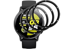 Beukei 3 Stück Panzer Schutz Glas für Garmin Vivoactive 5, Screen Protector,9H Härte,HD Klare,Blasenfrei,Anti-Kratzen, Panzer Film